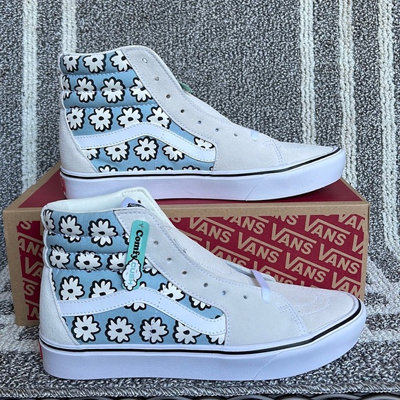 Vans Other - Vans Comfycush Sk8-Hi Mixed Cozy Marshmallow Pastel MENS